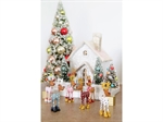 Mini Rudolf på bord ved juletræer - Fransenhome